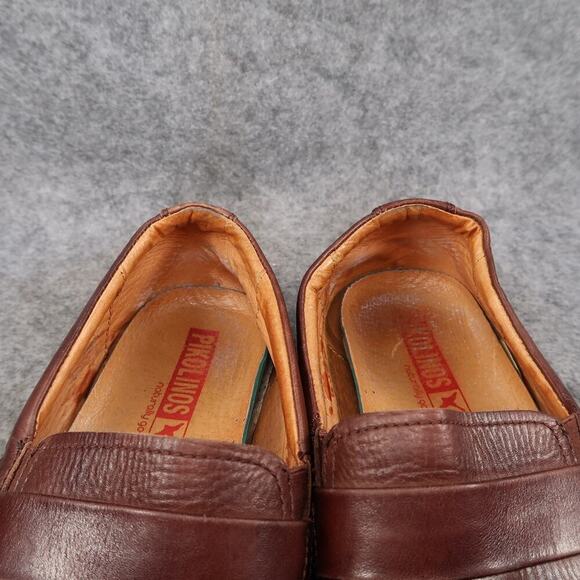 Pikolinos Shoes Mens 42 Loafers Leather Slip On Fashion Classic Comfort Brown main image 5